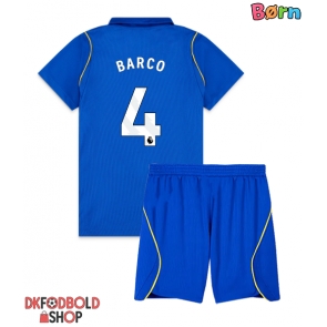 Chelsea Valentin Barco #4 Hjemmebanesæt Børn 2026-27 Kort ærmer (+ korte bukser)
